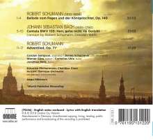 Robert Schumann (1810-1856): Adventlied op.71 (Weltersteinspielung), CD