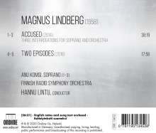 Magnus Lindberg (geb. 1958): Accused für Sopran &amp; Orchester, CD