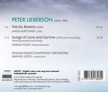 Peter Lieberson (1946-2011): Songs of Love and Sorrow, CD