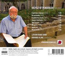 Krzysztof Penderecki (1933-2020): Geistliche Chorwerke, CD