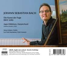 Johann Sebastian Bach (1685-1750): Die Kunst der Fuge BWV 1080 für Cembalo, CD