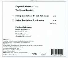 Eugen D'Albert (1864-1932): Streichquartette Nr.1 &amp; 2, CD