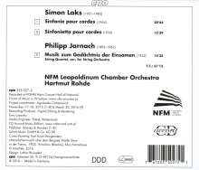 Simon Laks (1901-1983): Symphonie für Streicher, CD