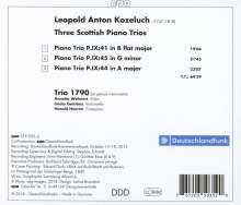 Leopold Kozeluch (1747-1818): Klaviertrios P.IX: Nr.41,44,45 "Schottische Trios", CD