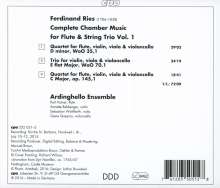 Ferdinand Ries (1784-1838): Sämtliche Werke für Flöte &amp; Streicher Vol.1, CD