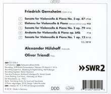 Friedrich Gernsheim (1839-1916): Cellosonaten Nr. 1-3 (op. 12, 79, 87), CD