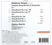 Woldemar Bargiel (1828-1897): Sämtliche Streichquartette, 2 CDs