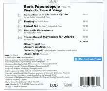 Boris Papandopulo (1906-1991): Kammermusik für Streicher &amp; Klavier, CD