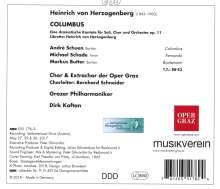 Heinrich von Herzogenberg (1843-1900): Columbus, 2 CDs