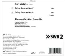 Karl Weigl (1881-1949): Streichquartette Vol.1, CD