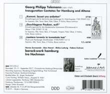 Georg Philipp Telemann (1681-1767): Einweihungskantaten für Hamburg &amp; Altona, CD