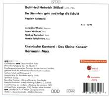 Gottfried Heinrich Stölzel (1690-1749): Passions-Oratorium "Ein Lämmlein geht und trägt die Schuld" (1731), 2 CDs