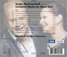 Sergej Rachmaninoff (1873-1943): Sämtliche Werke für 2 Klaviere / Klavier 4-händig, 2 CDs
