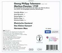 Georg Philipp Telemann (1681-1767): Markus-Passion (1759), 2 CDs