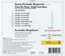 Georg Christoph Wagenseil (1715-1777): Triosonaten Nr.1,4,6,7,9,10,17 für Flöte,Violine,Bc, CD