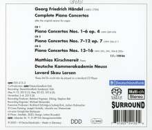 Georg Friedrich Händel (1685-1759): Klavierkonzerte Nr.1-16, 3 Super Audio CDs