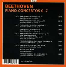 Ludwig van Beethoven (1770-1827): Klavierkonzerte Nr.0-7, 4 CDs