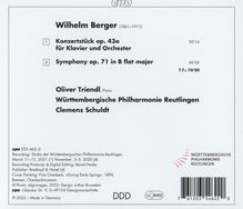 Wilhelm Berger (1861-1911): Symphonie B-Dur op.71, CD