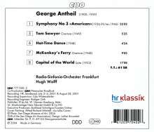 George Antheil (1900-1959): Symphonie Nr.3 "American", CD