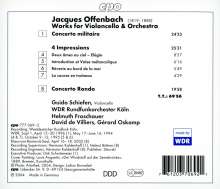 Jacques Offenbach (1819-1880): Werke für Cello &amp; Orchester, CD