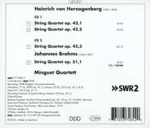 Heinrich von Herzogenberg (1843-1900): Streichquartette Vol.3, 2 CDs