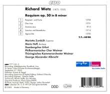 Richard Wetz (1875-1935): Requiem op.50, CD