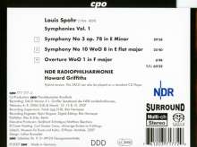 Louis Spohr (1784-1859): Symphonien Nr.3 &amp; 10, Super Audio CD