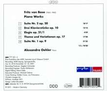 Fritz von Bose (1865-1945): Klavierwerke, CD