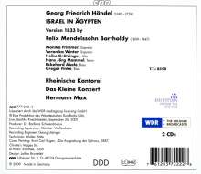 Georg Friedrich Händel (1685-1759): Israel in Ägypten (Fassung von Mendelssohn 1833), 2 CDs