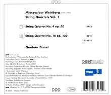 Mieczyslaw Weinberg (1919-1996): Streichquartette Vol.1, CD