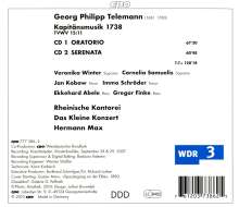 Georg Philipp Telemann (1681-1767): Hamburgische Kapitänsmusik (1738), 2 CDs