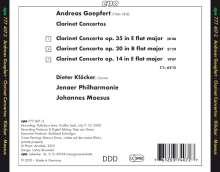 Carl Andreas Göpfert (1768-1818): Klarinettenkonzerte opp.14,20,35, CD