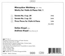 Mieczyslaw Weinberg (1919-1996): Violinsonaten Nr.4 &amp; 5 (op.39 &amp; 53), CD