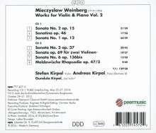 Mieczyslaw Weinberg (1919-1996): Violinsonaten Nr.1-3,6, 2 CDs