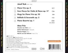 Josef Suk (1874-1935): Klaviertrio op.2, CD