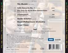 Tilo Medek (1940-2006): Cellokonzert (1978/1982), CD