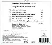 Engelbert Humperdinck (1854-1921): Streichquartett C-Dur, CD