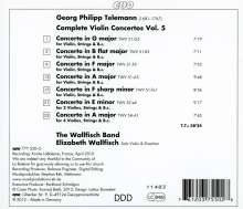 Georg Philipp Telemann (1681-1767): Sämtliche Violinkonzerte Vol.5, CD
