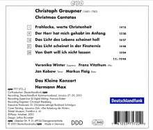 Christoph Graupner (1683-1760): Weihnachtskantaten, CD