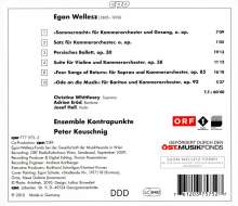 Egon Wellesz (1885-1974): Werke für Kammerorchester, CD