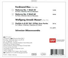 Ferdinand Ries (1784-1838): Bläsernotturni Nr.1 &amp; 2 (WoO.50 &amp; 60), CD