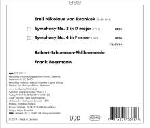 Emil Nikolaus von Reznicek (1860-1945): Symphonien Nr.3 &amp; 4, CD