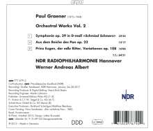 Paul Graener (1872-1944): Orchesterwerke Vol.2, CD