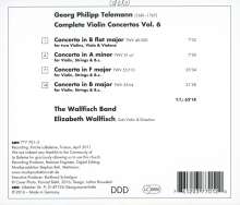 Georg Philipp Telemann (1681-1767): Sämtliche Violinkonzerte Vol.6, CD