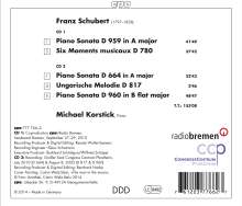 Franz Schubert (1797-1828): Klaviersonaten D.664,959,960, 2 CDs