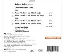 Robert Kahn (1865-1951): Sämtliche Klaviertrios, 2 CDs