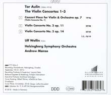 Tor Aulin (1866-1914): Violinkonzerte Nr.1-3, CD