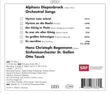 Alphons Diepenbrock (1862-1921): Orchesterlieder, CD