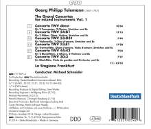 Georg Philipp Telemann (1681-1767): Konzerte für mehrere Instrumente &amp; Orchester Vol.1, CD