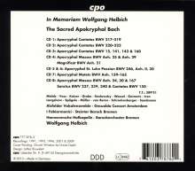Johann Sebastian Bach (1685-1750): Die apokryphen Werke, 8 CDs